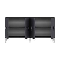 Dulăpior Hanah Home Salkim 150 Anthracite Silver imaginea #6 — magazin online Desire.md