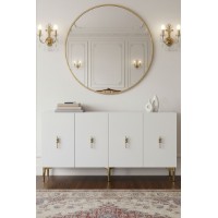 Dulăpior Hanah Home Salkim 150 White Gold