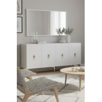 Dulăpior Hanah Home Salkim 150 White Gold imaginea #5 — magazin online Desire.md