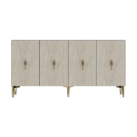 Dulăpior Hanah Home Salkim 150 White Travertine Gold imaginea #6 — magazin online Desire.md