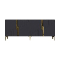 Dulăpior Hanah Home Evva 150 Anthracite Gold imaginea #6 — magazin online Desire.md