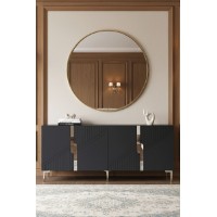 Dulăpior Hanah Home Evva 150 Anthracite Silver