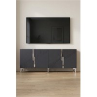 Dulăpior Hanah Home Evva 150 Anthracite Silver imaginea #3 — magazin online Desire.md