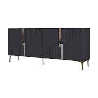 Dulăpior Hanah Home Evva 150 Anthracite Silver imaginea #4 — magazin online Desire.md