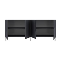 Dulăpior Hanah Home Evva 150 Anthracite Silver imaginea #6 — magazin online Desire.md