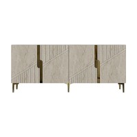 Dulăpior Hanah Home Evva 150 Anthracite Travertine Gold imaginea #7 — magazin online Desire.md