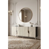 Dulăpior Hanah Home Evva 150 Anthracite Travertine Silver