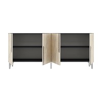 Dulăpior Hanah Home Evva 150 Anthracite Travertine Silver imaginea #7 — magazin online Desire.md