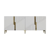 Dulăpior Hanah Home Evva 150 White Gold imaginea #7 — magazin online Desire.md