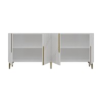 Dulăpior Hanah Home Evva 150 White Gold imaginea #8 — magazin online Desire.md
