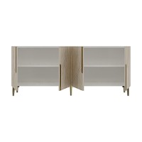 Dulăpior Hanah Home Evva 150 White Travertine Gold imaginea #7 — magazin online Desire.md