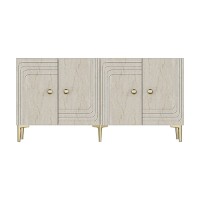 Dulăpior Hanah Home Lessi 150 White Travertine imaginea #7 — magazin online Desire.md