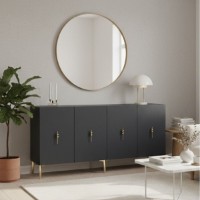 Dulăpior Hanah Home Salkim 150 Gold Anhtracite