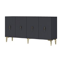Dulăpior Hanah Home Salkim 150 Gold Anhtracite imaginea #4 — magazin online Desire.md
