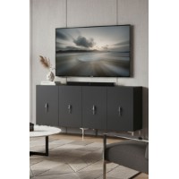 Dulăpior Hanah Home Salkim 150 Silver Anthracite imaginea #2 — magazin online Desire.md