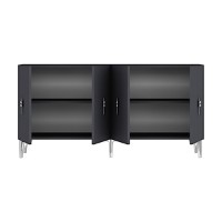 Dulăpior Hanah Home Salkim 150 Silver Anthracite imaginea #5 — magazin online Desire.md