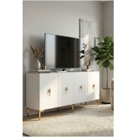 Dulăpior Hanah Home Salkim 150 Gold White