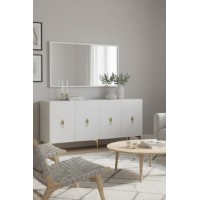 Dulăpior Hanah Home Salkim 150 Gold White imaginea #2 — magazin online Desire.md