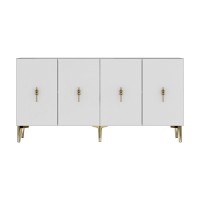 Dulăpior Hanah Home Salkim 150 Gold White imaginea #5 — magazin online Desire.md