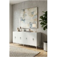Dulăpior Hanah Home Salkim 150 Silver White