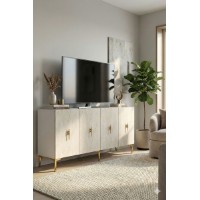 Dulăpior Hanah Home Salkim 150 White Gold Travertine imaginea #3 — magazin online Desire.md