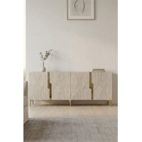 Dulăpior Hanah Home Evva 150 Anthracite Gold Travertine imaginea #2 — magazin online Desire.md