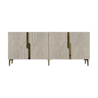 Dulăpior Hanah Home Evva 150 Anthracite Gold Travertine imaginea #5 — magazin online Desire.md