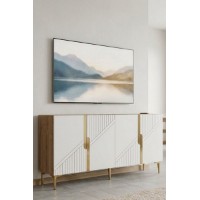 Dulăpior Hanah Home Evva 150 Sapphire Oak Gold White