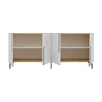 Dulăpior Hanah Home Evva 150 Sapphire Oak Silver White imaginea #6 — magazin online Desire.md
