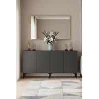 Dulăpior Hanah Home Apolos 150 Anthracite imaginea #2 — magazin online Desire.md
