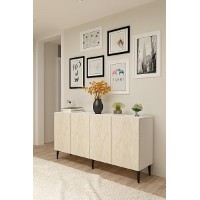 Dulăpior Hanah Home Apolos 150 White Travertine