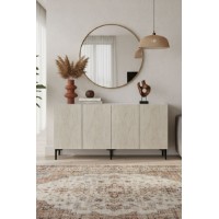 Dulăpior Hanah Home Apolos 150 White Travertine imaginea #3 — magazin online Desire.md