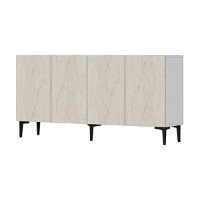 Dulăpior Hanah Home Apolos 150 White Travertine imaginea #6 — magazin online Desire.md