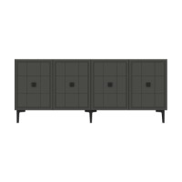 Dulăpior Hanah Home Yuka 180 Anthracite imaginea #4 — magazin online Desire.md