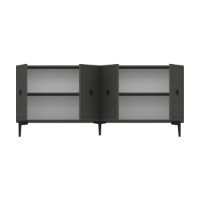 Dulăpior Hanah Home Yuka 180 Anthracite imaginea #6 — magazin online Desire.md