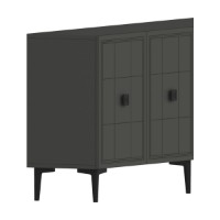 Dulăpior Hanah Home Yuka 180 Anthracite imaginea #7 — magazin online Desire.md