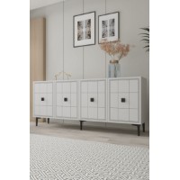 Dulăpior Hanah Home Yuka 180 White imaginea #2 — magazin online Desire.md