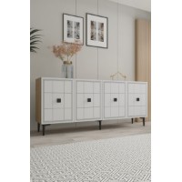 Dulăpior Hanah Home Yuka 180 Sapphire Oak White imaginea #2 — magazin online Desire.md