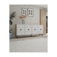 Dulăpior Hanah Home Yuka 180 Sapphire Oak White imaginea #3 — magazin online Desire.md