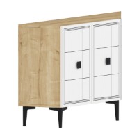 Dulăpior Hanah Home Yuka 180 Sapphire Oak White imaginea #7 — magazin online Desire.md