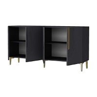 Dulăpior Hanah Home Meyra 180 Anthracite Gold imaginea #6 — magazin online Desire.md