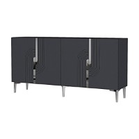 Dulăpior Hanah Home Meyra 180 Anthracite Silver imaginea #5 — magazin online Desire.md
