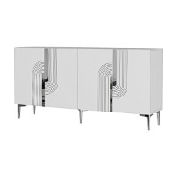 Dulăpior Hanah Home Meyra 180 White Silver imaginea #5 — magazin online Desire.md