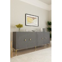 Dulăpior Hanah Home Lessi 180 Anthracite imaginea #2 — magazin online Desire.md