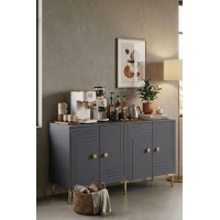 Dulăpior Hanah Home Lessi 180 Anthracite imaginea #3 — magazin online Desire.md