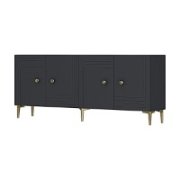 Dulăpior Hanah Home Lessi 180 Anthracite imaginea #5 — magazin online Desire.md