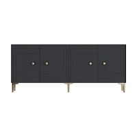 Dulăpior Hanah Home Lessi 180 Anthracite imaginea #6 — magazin online Desire.md