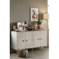 Dulăpior Hanah Home Lessi 180 White Travertine imaginea #2 — magazin online Desire.md