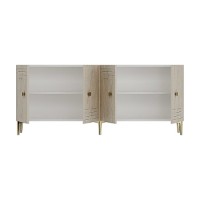 Dulăpior Hanah Home Lessi 180 White Travertine imaginea #7 — magazin online Desire.md