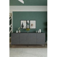Dulăpior Hanah Home Ferrro 180 Anthracite